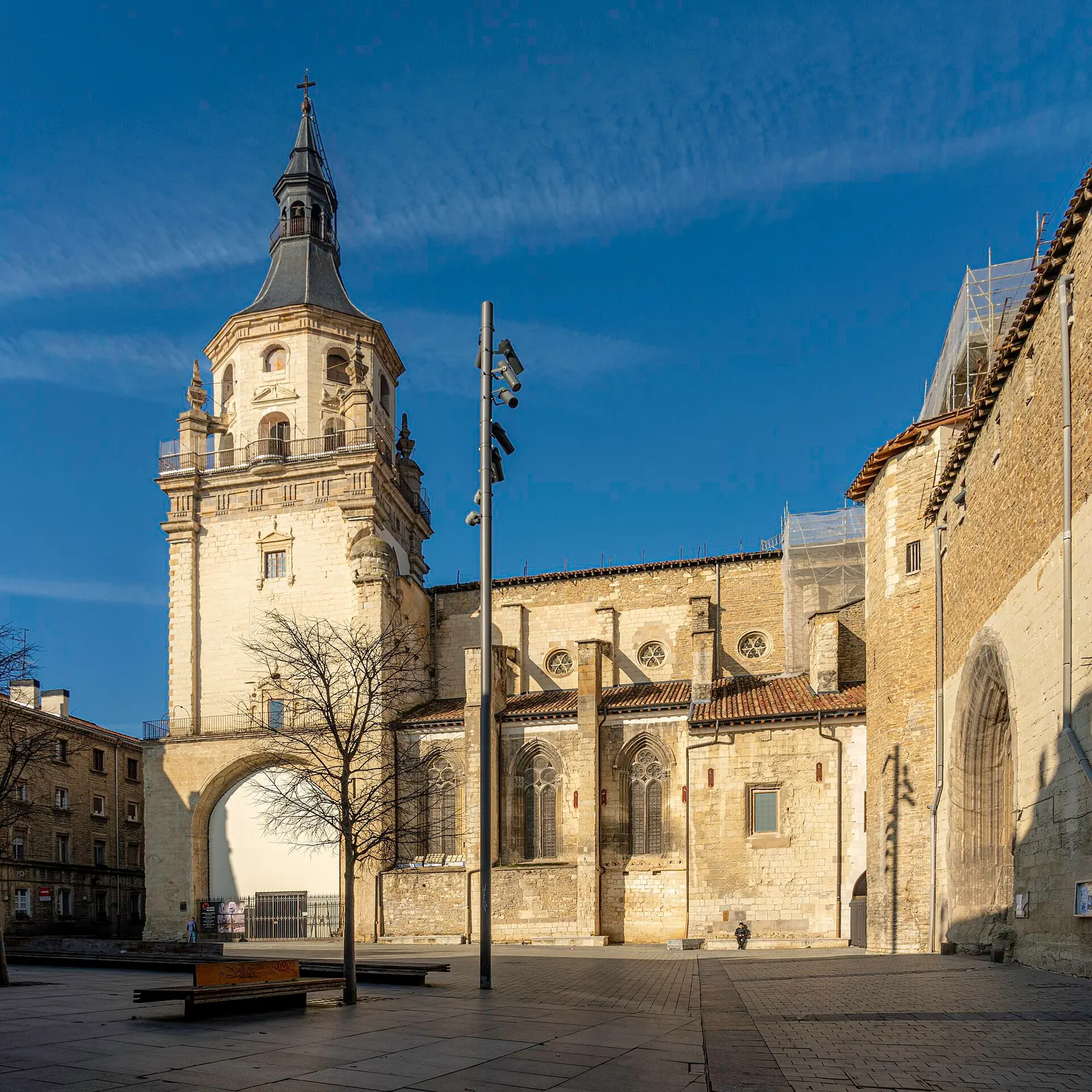 Catedral de Santa María de Vitoria, Álava. Fotografía del entorno geográfico.