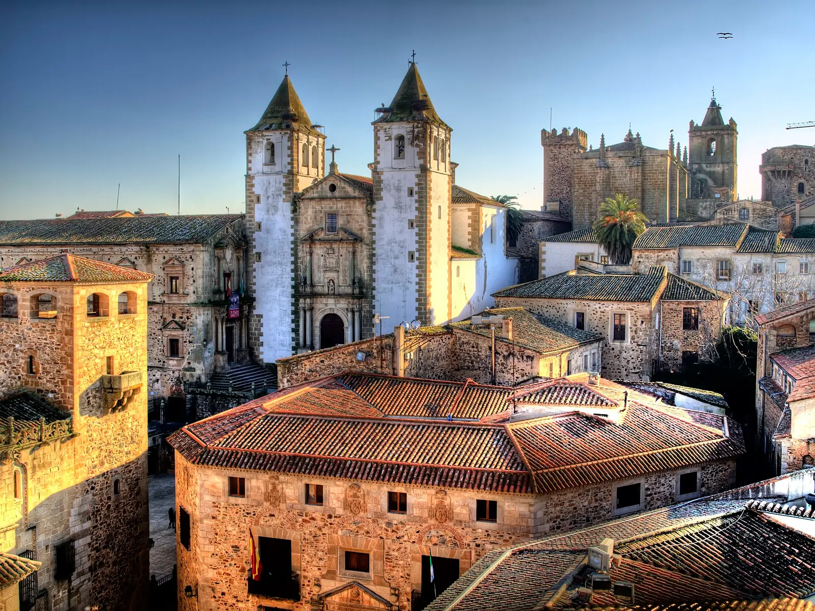 Conjunto histórico de Cáceres, Cáceres. Fotografía del entorno geográfico.