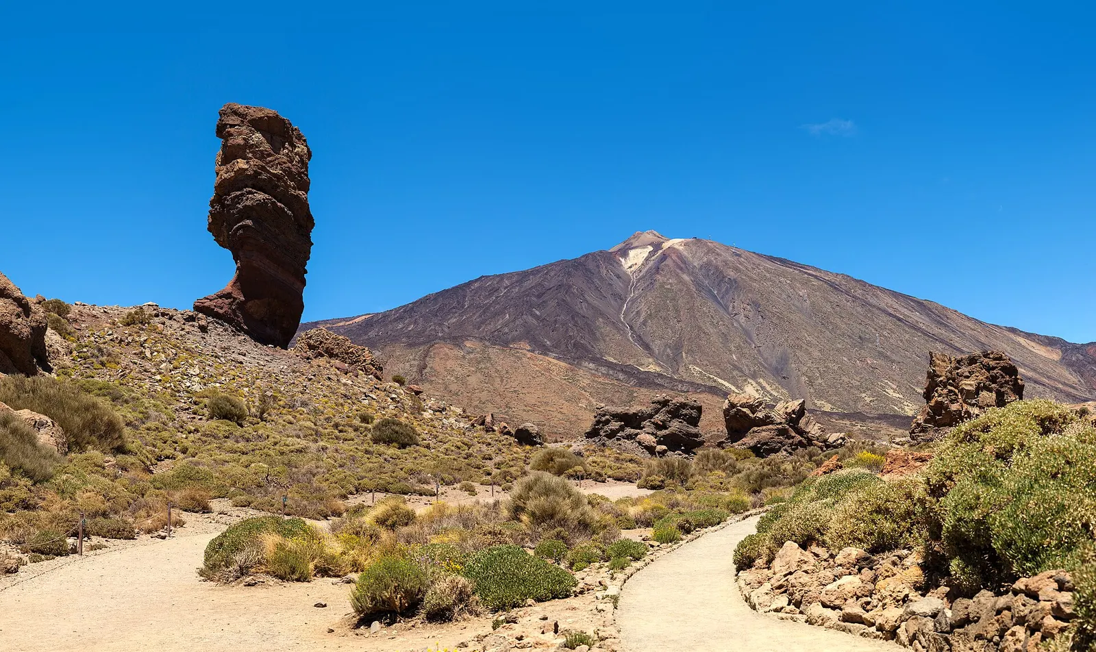 Teide, en Tenerife, Santa Cruz de Tenerife. Fotografía del entorno geográfico.